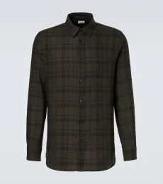 Cassandre checked cotton flannel shirt Cassandre checked cotton flannel shirt