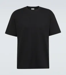 Cassandre cotton-blend pique T-shirt