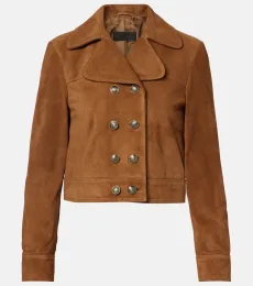 Cassidy cropped suede jacket Cassidy cropped suede jacket