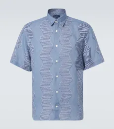 Castro printed linen shirt