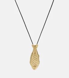 Catch gold-plated pendant necklace Catch gold-plated pendant necklace
