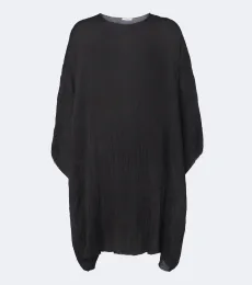 Catena oversized pleated silk blouse