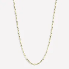 Ceili Classic Cable Chain Necklace - 18k Gold Plated
