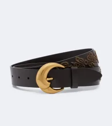 Ceinture en cuir à broderies Ceinture en cuir à broderies