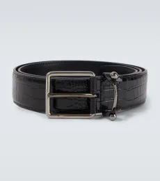 Ceinture en cuir embossé