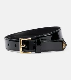 Ceinture en cuir verni