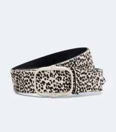 Ceinture Holis en cuir façon poulain
