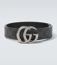 Ceinture réversible GG Marmont en cuir Ceinture réversible GG Marmont en cuir