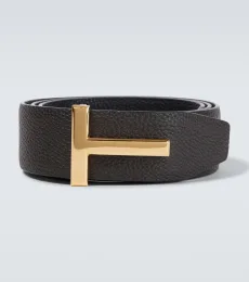 Ceinture T réversible en cuir Ceinture T réversible en cuir