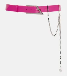 Chain leather belt Chain leather belt