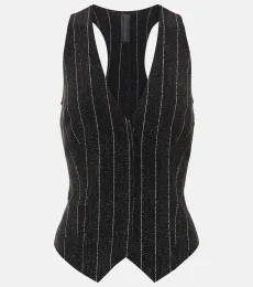 Chalk stripe racerback vest Chalk stripe racerback vest