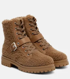 Chamonix shearling lace-up boots Chamonix shearling lace-up boots