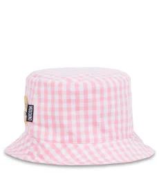 Chapeau bob Teddy Bear brodé à carreaux Chapeau bob Teddy Bear brodé à carreaux