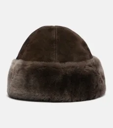 Chapeau Toki en daim et shearling Chapeau Toki en daim et shearling