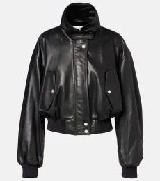 Chaqueta bomber Briar de piel