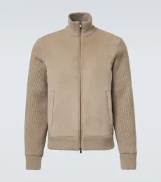 Chaqueta bomber de cachemir y ante Chaqueta bomber de cachemir y ante