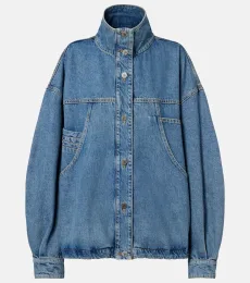 Chaqueta bomber de denim