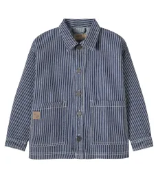 Chaqueta Cole de lona de algodón a rayas Chaqueta Cole de lona de algodón a rayas