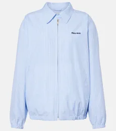Chaqueta de algodón a cuadros vichy Chaqueta de algodón a cuadros vichy