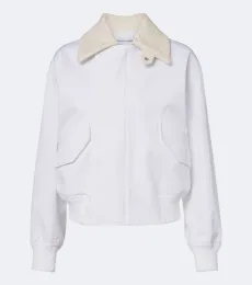 Chaqueta de algodón con piel Intrecciato Chaqueta de algodón con piel Intrecciato