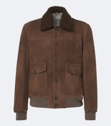 Chaqueta de ante con borrego Chaqueta de ante con borrego