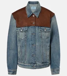 Chaqueta de denim con piel Chaqueta de denim con piel