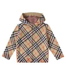 Chaqueta de lana con Burberry Check Chaqueta de lana con Burberry Check
