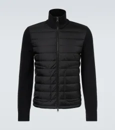 Chaqueta de plumas Maglia mezcla de lana Chaqueta de plumas Maglia mezcla de lana