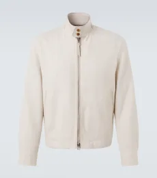 Chaqueta Harrington de lana, cachemir y seda Chaqueta Harrington de lana, cachemir y seda