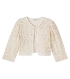 Chaqueta Jora de encaje de algodón floral Chaqueta Jora de encaje de algodón floral