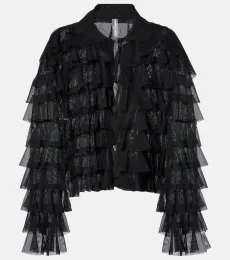 Chaqueta oversized cropped
