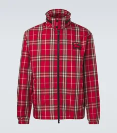 Chaqueta técnica con Burberry Check Chaqueta técnica con Burberry Check