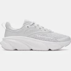 Charged Rogue 6 Girls' Grade School Running Shoes Halo Gray Halo Gray White Charged Rogue 6 Girls' Grade School Running Shoes Halo Gray Halo Gray White
