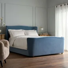 Charlotte Electric Ottoman Bed, Super King - Blue Charlotte Electric Ottoman Bed, Super King - Blue