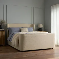 Charlotte Electric Ottoman Bed, Super King - Bouclé Natural Charlotte Electric Ottoman Bed, Super King - Bouclé Natural