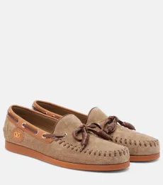 Chaussures bateau Palm Avenue VLogo en daim