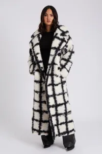 Check Borg Coat 8 Check Borg Coat 8