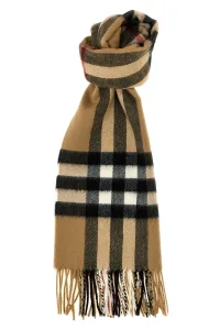 Check Cashmere Scarf Size U Check Cashmere Scarf Size U