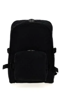 Check jacquard backpack Black Size U Check jacquard backpack Black Size U