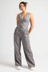 Check Wide Leg Trousers 10 Check Wide Leg Trousers 10