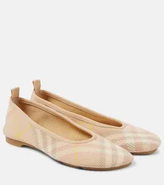 Checked ballet flats Checked ballet flats
