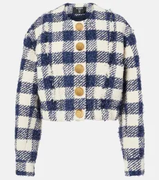 Checked tweed jacket Checked tweed jacket