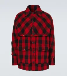 Checked wool jacket Checked wool jacket