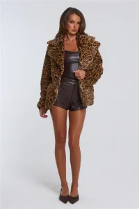 Cheetahlicious Faux Fur Coat Leopard Cheetahlicious Faux Fur Coat Leopard