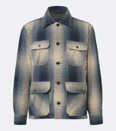 Chemise à carreaux en laine Chemise à carreaux en laine
