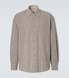 Chemise Above en coton et lin mélangés