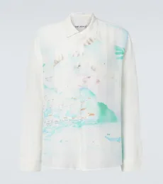 Chemise Adorn imprimée en coton et soie Chemise Adorn imprimée en coton et soie