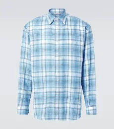 Chemise Airy en laine à carreaux