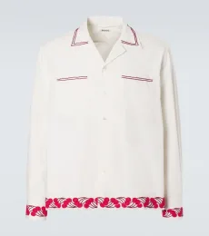 Chemise Cherry Lane en coton à perles fantaisie Chemise Cherry Lane en coton à perles fantaisie