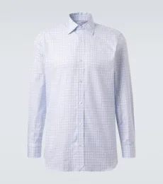 Chemise en coton à carreaux